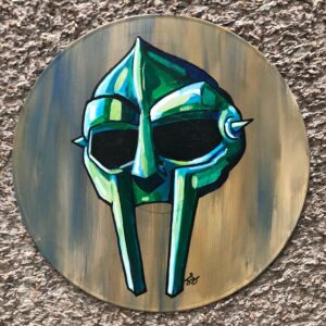 Vinyl Painting: ALL CAPS