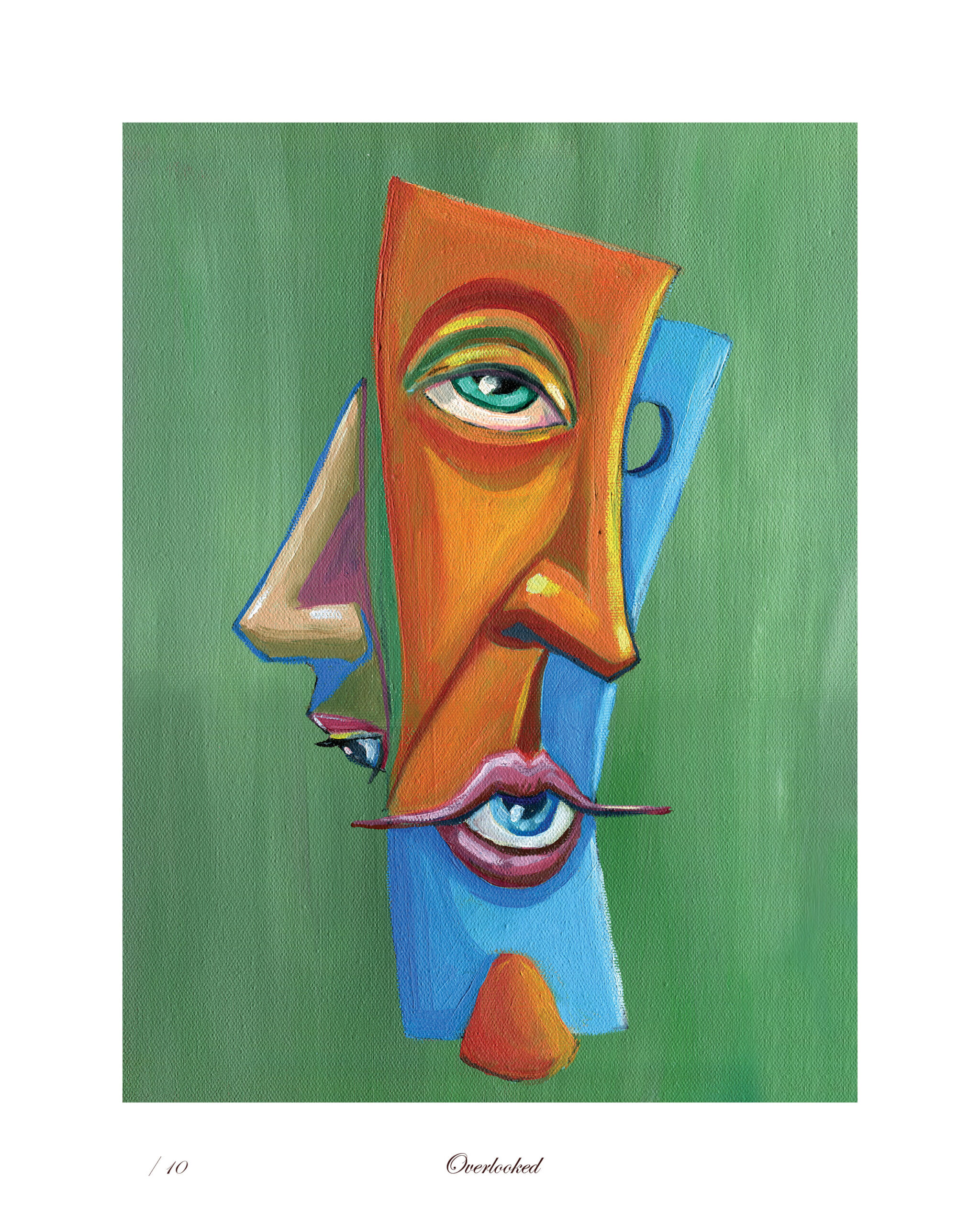 "Overlooked" Metallic Giclee Print